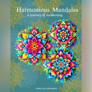 Harmonious Mandala: A Journey of Awakening – Inspirational Coloring Book”